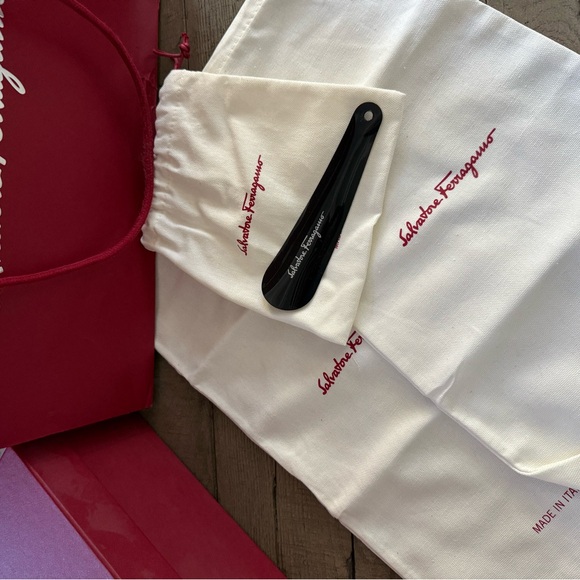 Salvatore Ferragamo Gustav Black Loafers — 12 EE — Worn Once Full Set + Receipt - Picture 10 of 12